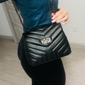 Divina Firenze Black leather bag